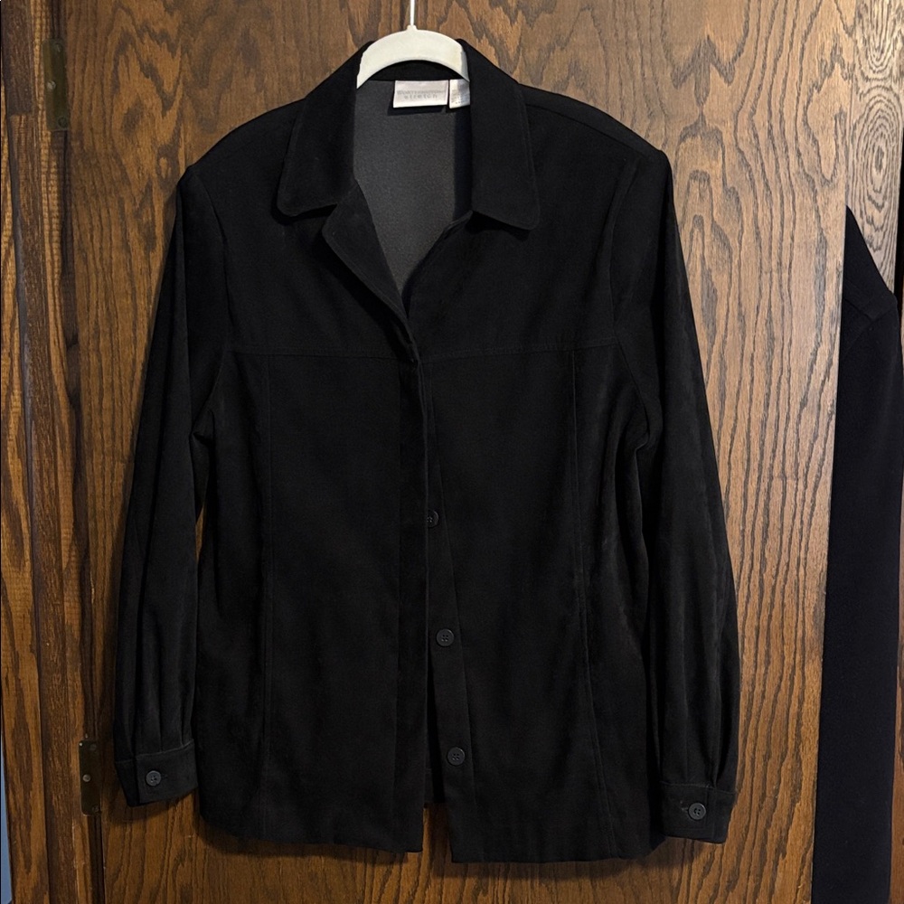 Worthington black Jacket with pockets. Size 14